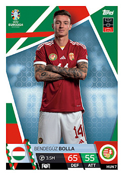 Bendeguz Bolla Hungary Topps Match Attax EURO 2024 #HUN7
